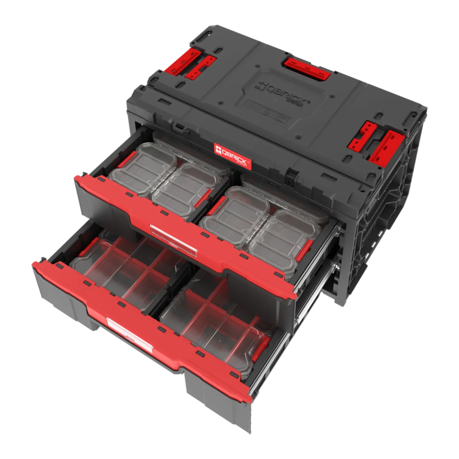 Skrzynia z szufladami Qbrick System ONE 2.0 DRAWER 2 TOOLBOX PROMO Compact Organizers SET
