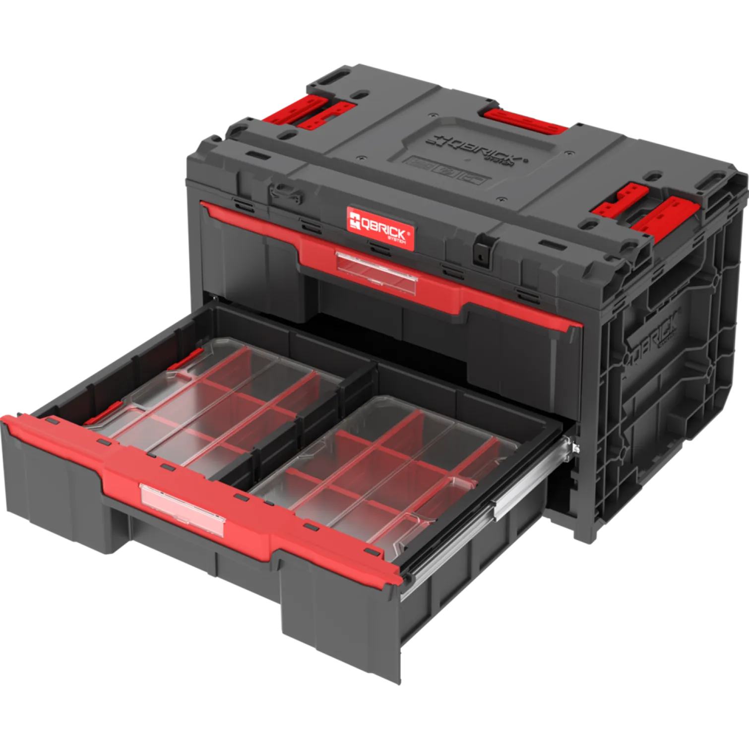 Skrzynia z szufladami Qbrick System ONE 2.0 DRAWER 2 TOOLBOX PROMO Compact Organizers SET