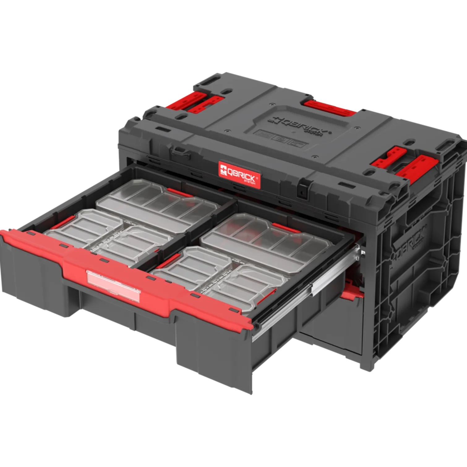 Skrzynia z szufladami Qbrick System ONE 2.0 DRAWER 2 TOOLBOX PROMO Compact Organizers SET