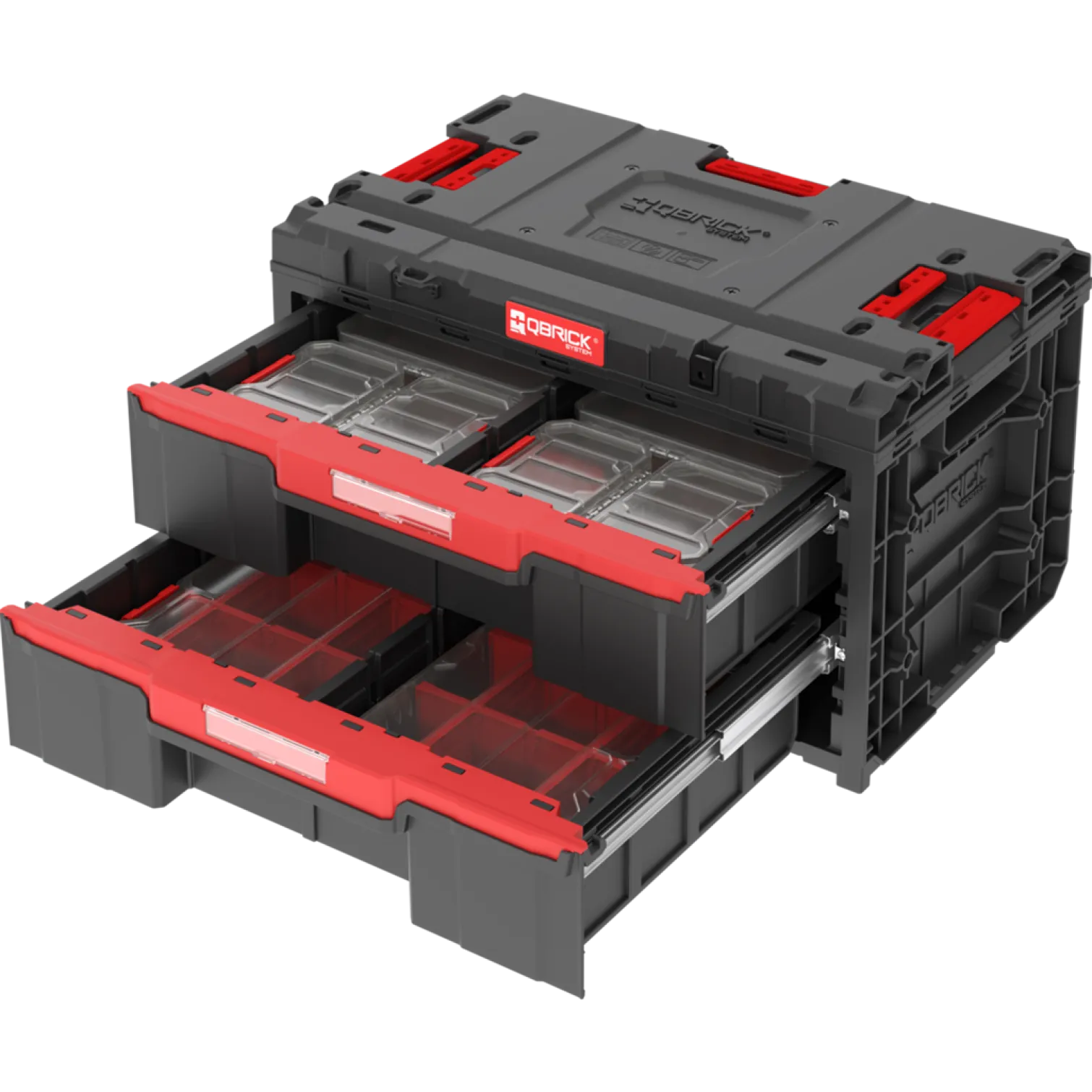 Skrzynia z szufladami Qbrick System ONE 2.0 DRAWER 2 TOOLBOX PROMO Compact Organizers SET