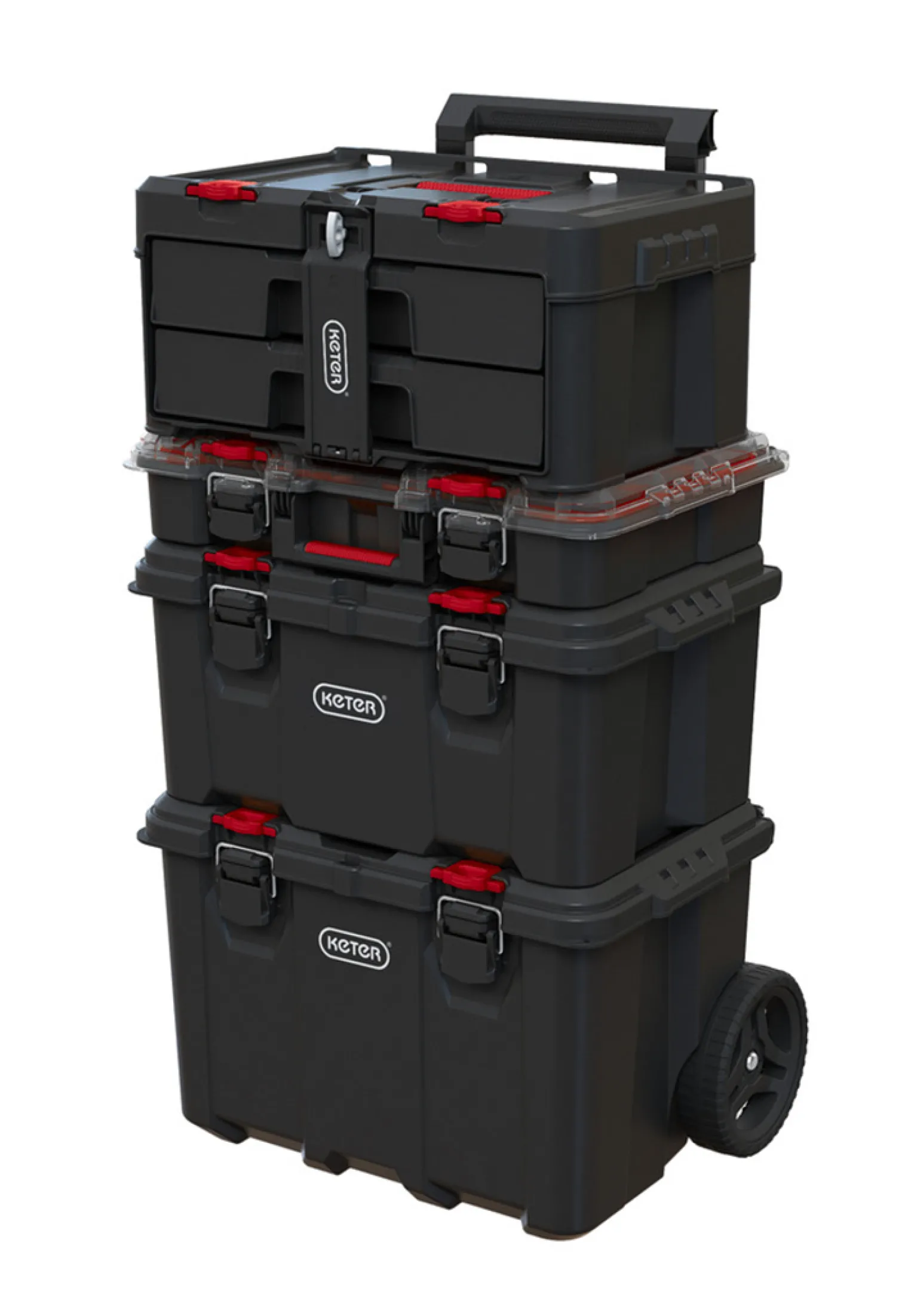 Skrzynka z 2 szufladami Keter Stack'N'Roll