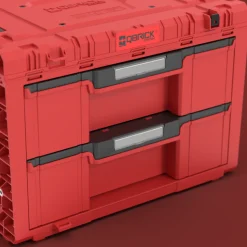 Skrzynka z szufladami Qbrick System PRIME DRAWER 2 TOOLBOX EXPERT RED Ultra HD Custom