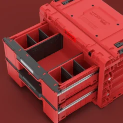 Skrzynka z szufladami Qbrick System PRIME DRAWER 2 TOOLBOX EXPERT RED Ultra HD Custom