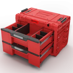 Skrzynka z szufladami Qbrick System PRIME DRAWER 2 TOOLBOX EXPERT RED Ultra HD Custom