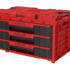 Skrzynka z szufladami Qbrick System ONE 2.0 DRAWER 3 TOOLBOX EXPERT RED Ultra HD Custom
