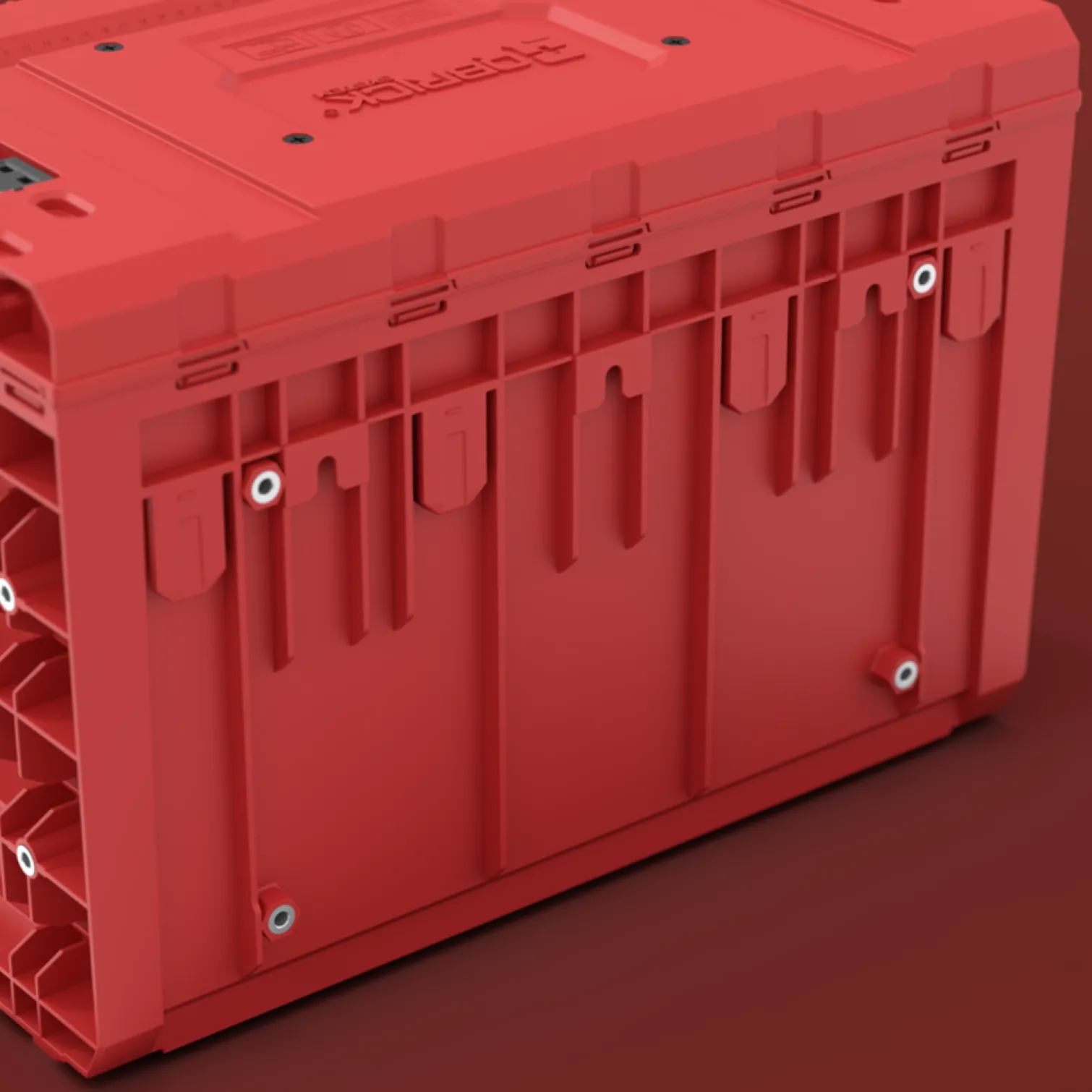 Skrzynka z szufladami Qbrick System PRIME DRAWER 3 TOOLBOX EXPERT RED Ultra HD Custom