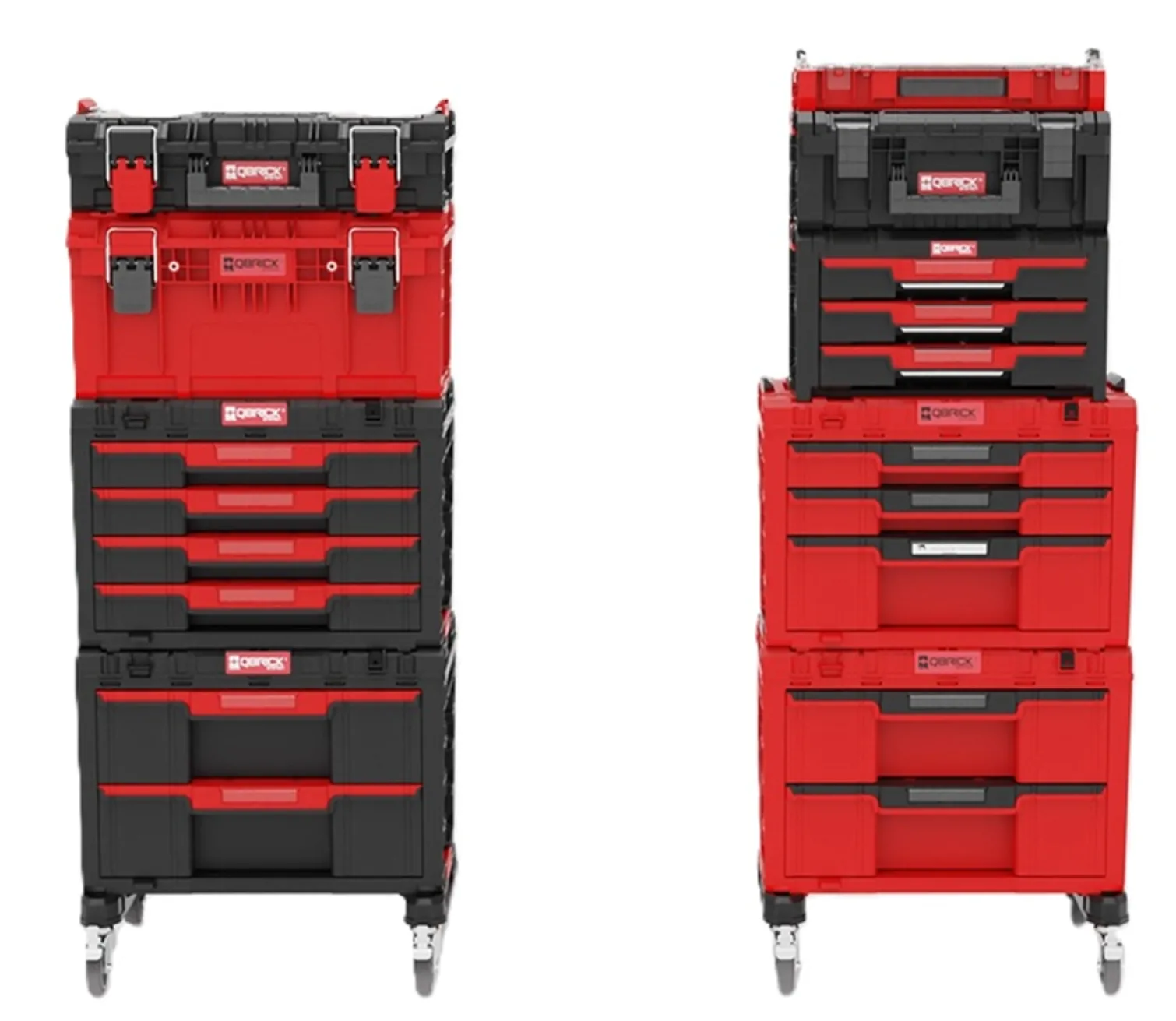 Skrzynka z szufladami Qbrick System PRIME DRAWER 3 TOOLBOX EXPERT RED Ultra HD Custom
