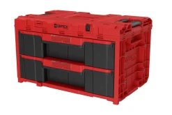 Skrzynka z szufladami Qbrick System ONE 2.0 DRAWER 2 TOOLBOX RED Ultra HD Custom