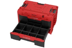 Skrzynka z szufladami Qbrick System ONE 2.0 DRAWER 2 TOOLBOX RED Ultra HD Custom