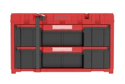 Skrzynka z szufladami Qbrick System ONE 2.0 DRAWER 2 TOOLBOX RED Ultra HD Custom