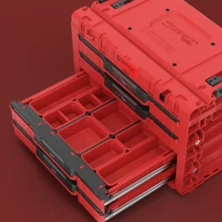 Skrzynka z szufladami Qbrick System PRIME DRAWER 4 TOOLBOX EXPERT RED Ultra HD Custom