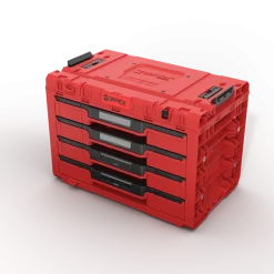 Skrzynka z szufladami Qbrick System PRIME DRAWER 4 TOOLBOX EXPERT RED Ultra HD Custom