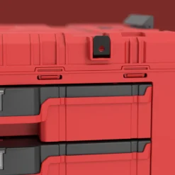 Skrzynka z szufladami Qbrick System PRIME DRAWER 4 TOOLBOX EXPERT RED Ultra HD Custom