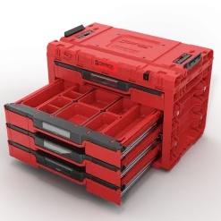 Skrzynka z szufladami Qbrick System PRIME DRAWER 4 TOOLBOX EXPERT RED Ultra HD Custom