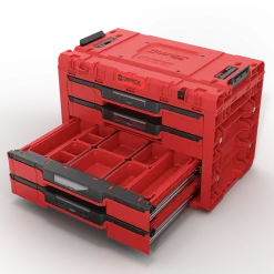 Skrzynka z szufladami Qbrick System PRIME DRAWER 4 TOOLBOX EXPERT RED Ultra HD Custom