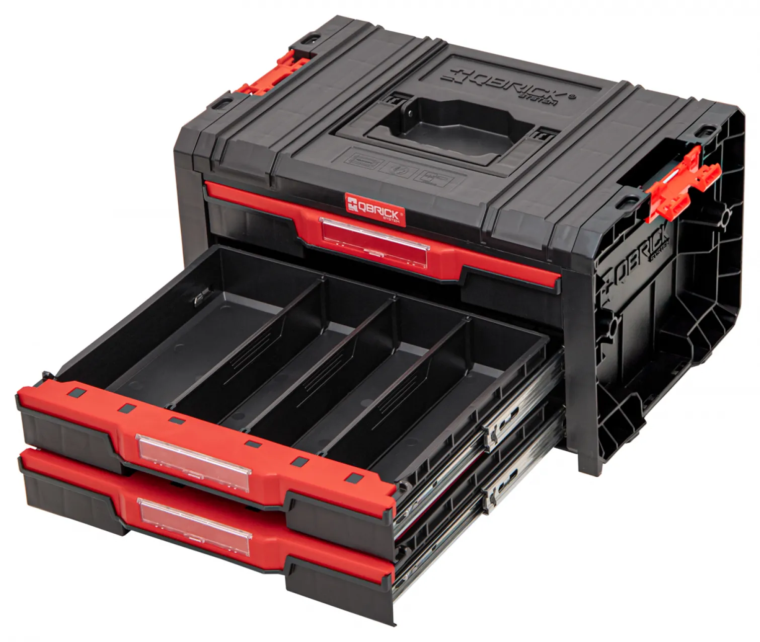 Skrzynka z szufladami Qbrick System PRO 2.0 DRAWER 3 TOOLBOX BASIC