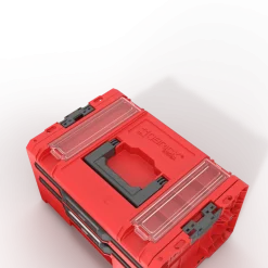 Skrzynka z szufladami Qbrick System PRO 2.0 DRAWER 2 TOOLBOX PROFI EXPERT RED Ultra HD Custom