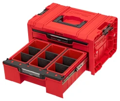 Skrzynka z szufladami Qbrick System PRO 2.0 DRAWER 2 TOOLBOX EXPERT RED Ultra HD Custom