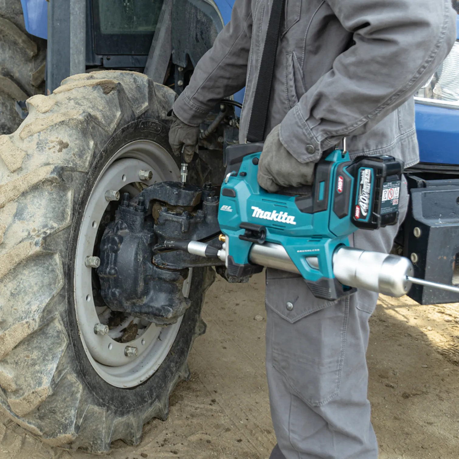 Smarownica akumulatorowa Makita XGT GP001GD201 2x2.5Ah