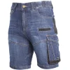 Spodenki robocze krótkie jeans ze wzmocnieniem M Lahti Pro L4070702
