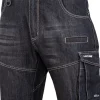 Spodenki wzmocnione jeans czarne 2XL ce Lahti Pro L4070805