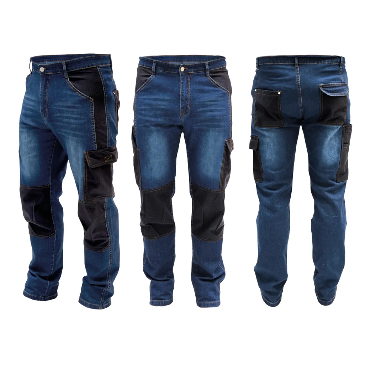 Spodnie jeans rozm.XL, denim 280g/m2 Dedra BH45SP-XL