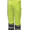 Spodnie ocieplane odblaskowe rozm.XL, żółte Dedra BH80SP1-XL