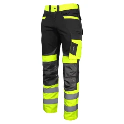Spodnie ostrzegawcze czarno-żółte S Lahti Pro L4051101