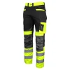 Spodnie ostrzegawcze czarno-żółte 3XL Lahti Pro L4051106