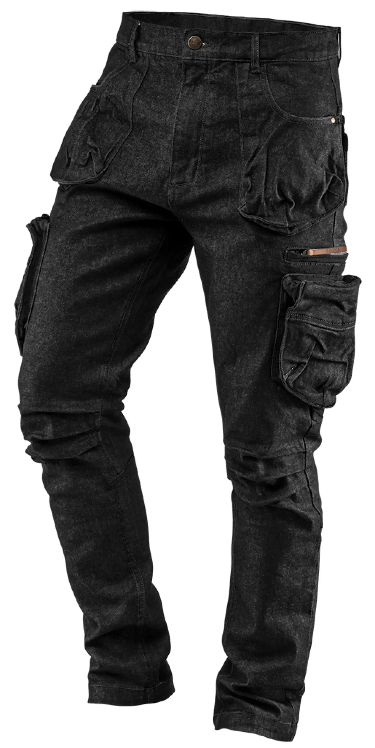 Spodnie robocze DENIM, czarne S Neo 81-233-S