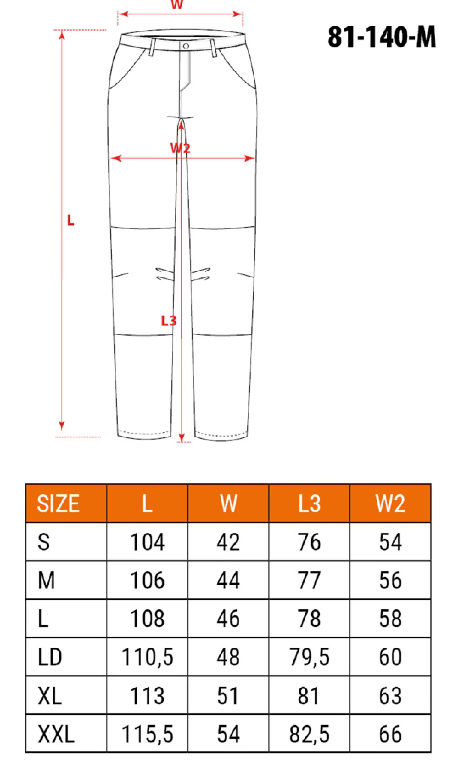 Spodnie robocze na szelkach Neo 81-140-M