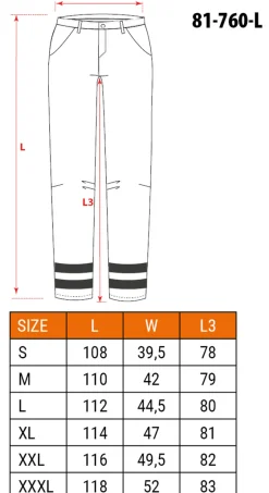 Spodnie robocze Neo 81-760-L