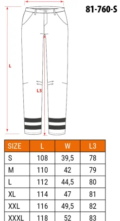 Spodnie robocze Neo 81-760-S