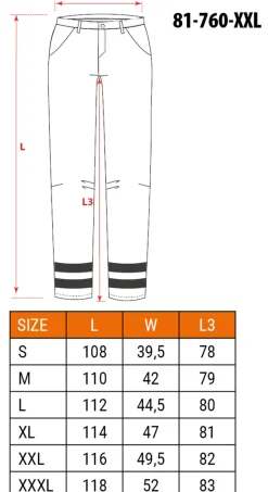 Spodnie robocze Neo 81-760-XXL