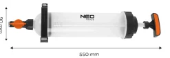 Strzykawka do płynów eksploatacyjnych 1500 ml Neo 10-807