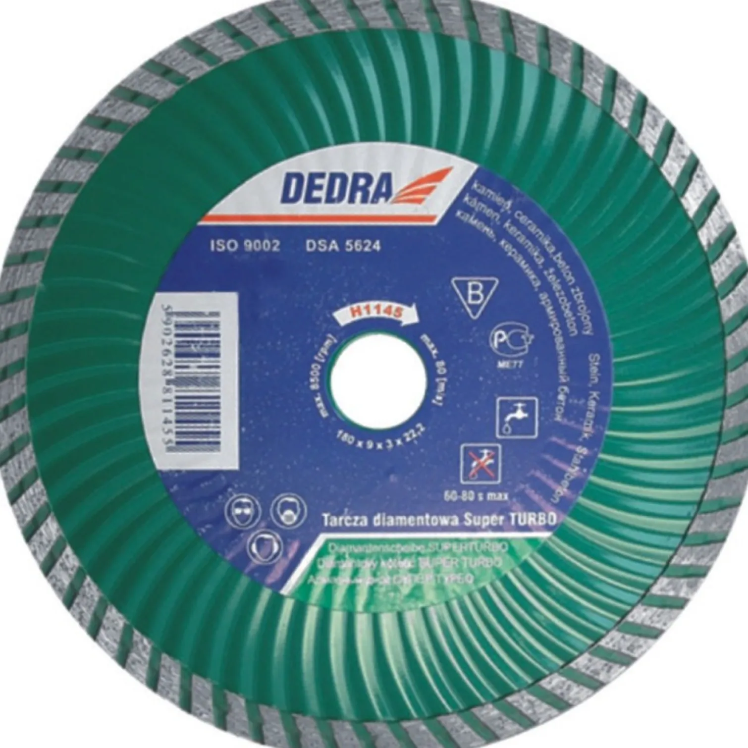 Super turbo 150 mm / 22,2 Dedra H1144