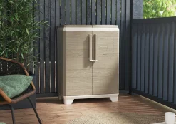 Szafka do segregacji odpadów Keter Split Premium Wood
