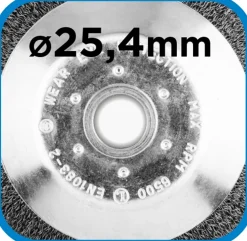 Szczotka druciana do kosy spalinowej 200x25,4mm Graphite 55H103