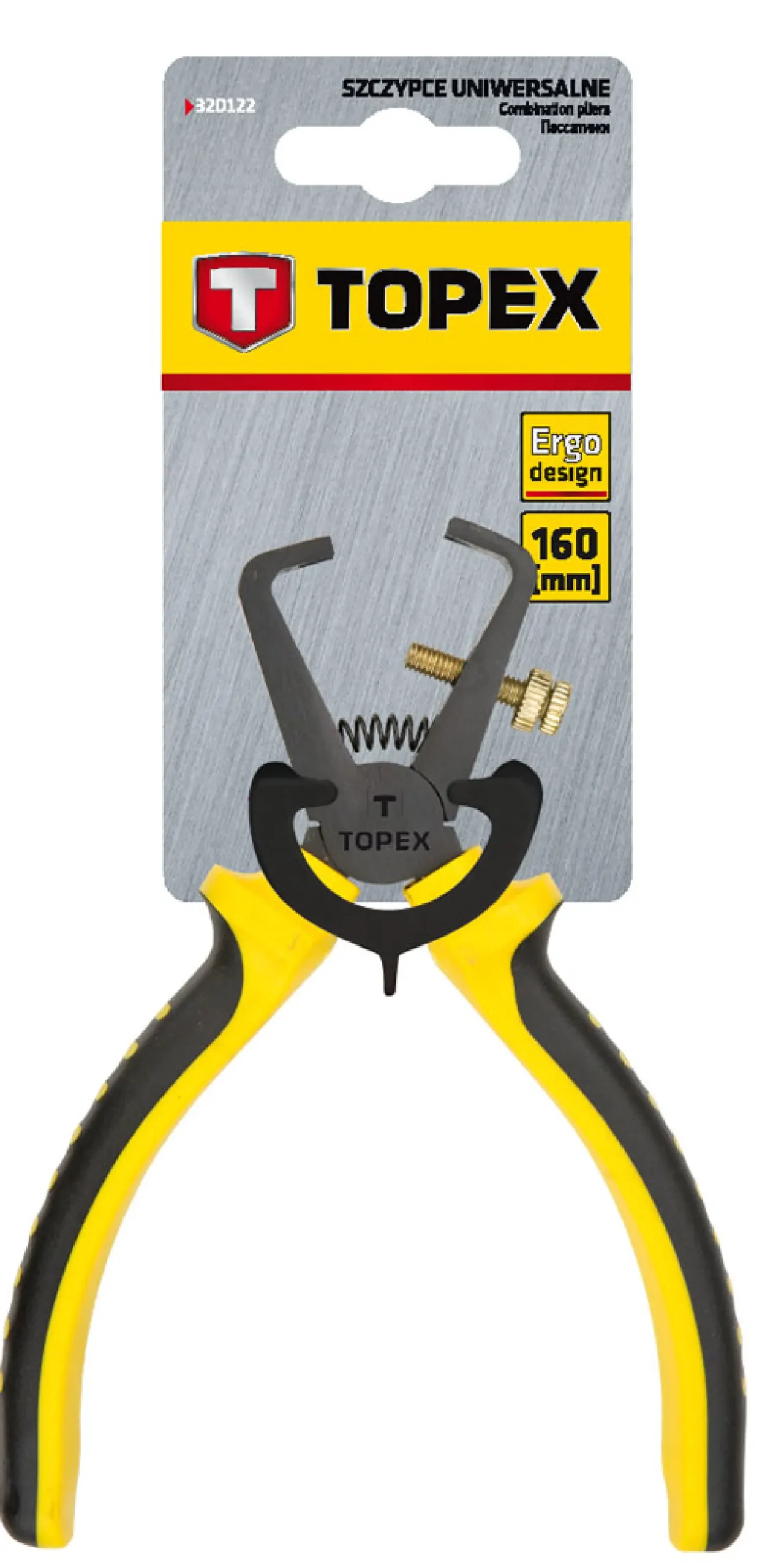 Szczypce do izolacji z regualacją 160mm Topex 32D407