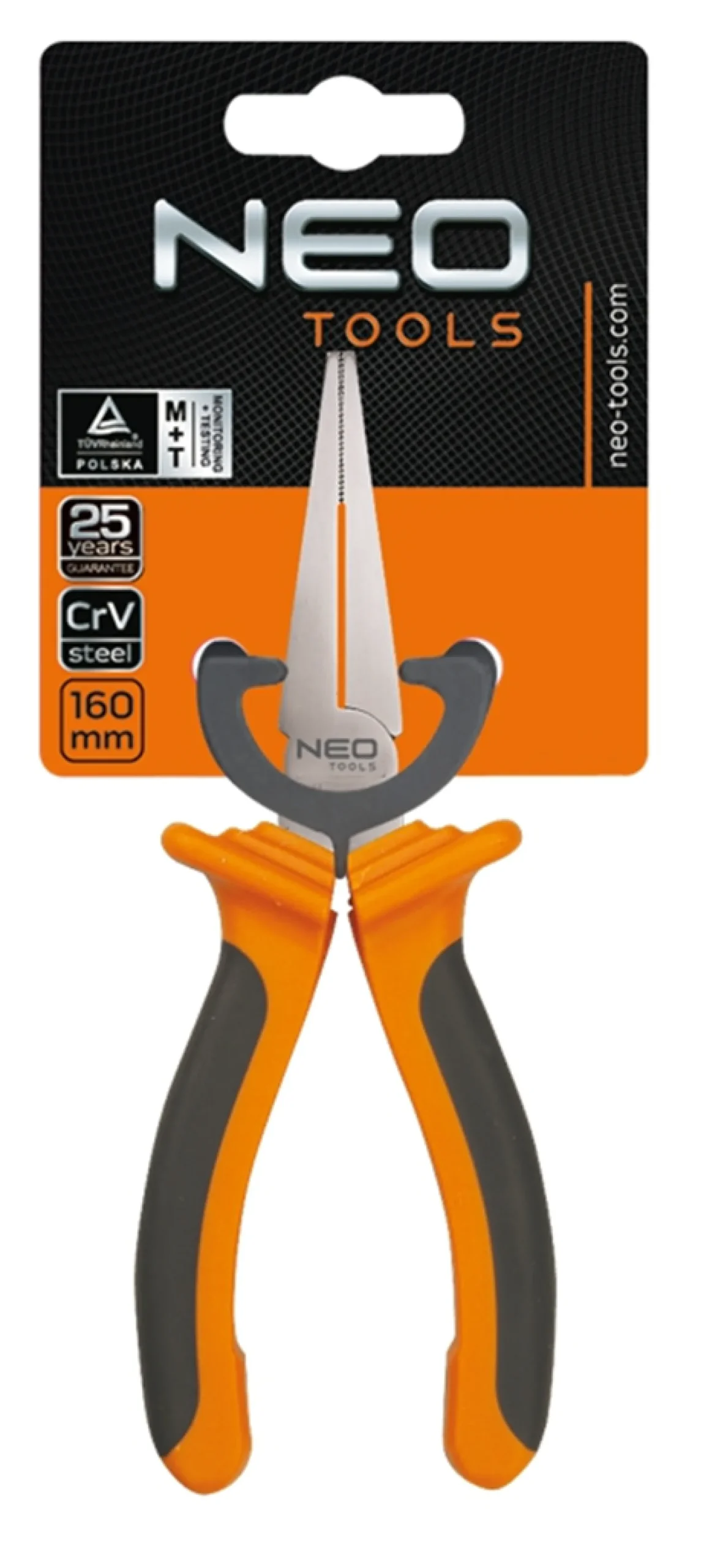 Szczypce płaskie 160mm Neo 01-019