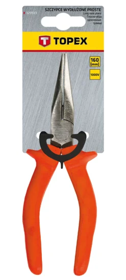 Szczypce wydłużone proste 1000V, 160mm Topex 32D513