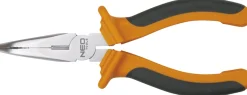 Szczypce wydłużone wygięte 200mm Neo 01-016