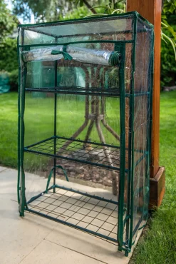 Szklarnia 46 x 24 x 80 cm, folia PVC, metalowa konstrukcja Neo 15-910