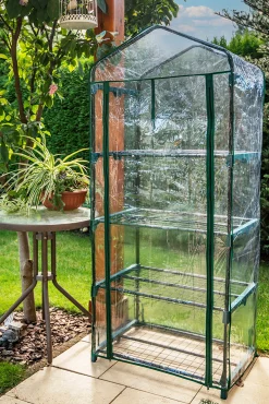 Szklarnia 69 x 49 x 160 cm, folia PVC, metalowa konstrukcja Neo 15-901