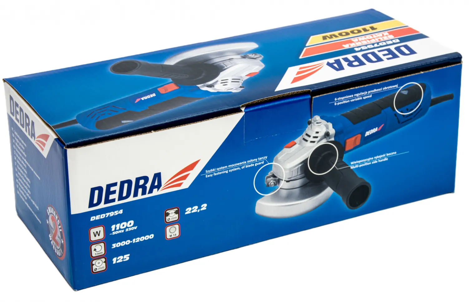 Szlifierka kątowa Dedra DED7954