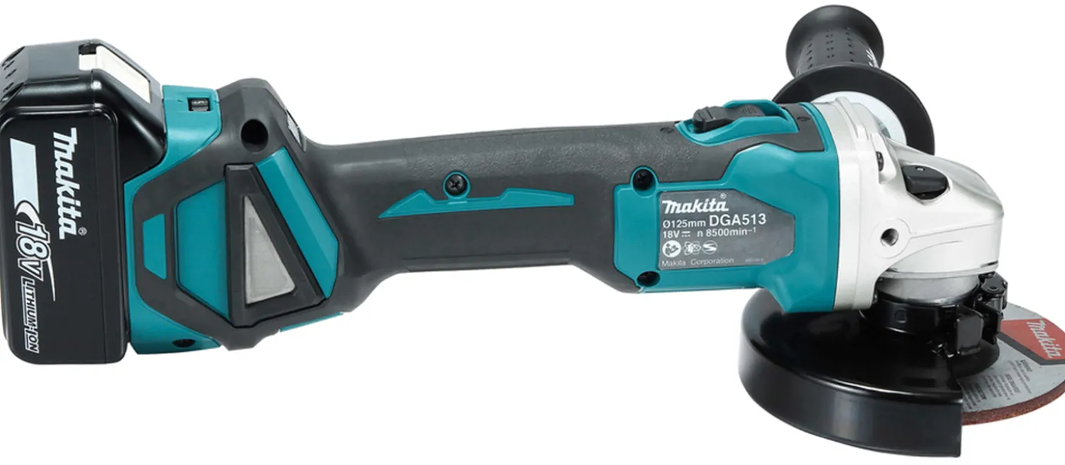 Szlifierka kątowa Makita DGA513RTJ 2x5.0Ah MAKPAC 3