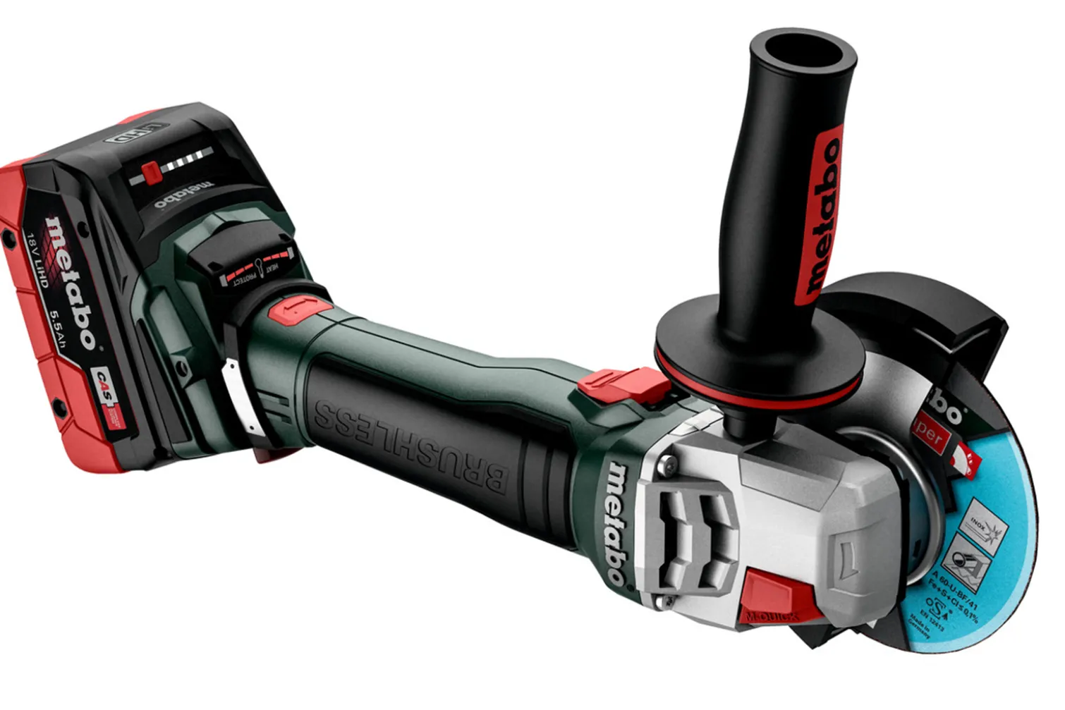 Szlifierka kątowa Metabo WB 18 LT BL 11-125 Quick