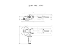 Szlifierka kątowa Metabo WEF 9-125