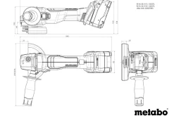 Szlifierka kątowa Metabo W 18 L BL 9-125