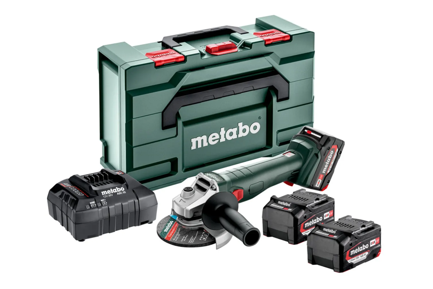 Szlifierka kątowa Metabo W 18 L 9-125 Quick 3x4.0Ah
